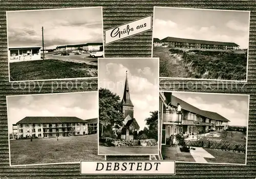 AK / Ansichtskarte Debstedt Kirche Siedlung Debstedt