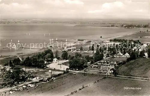 AK / Ansichtskarte Duemmersee_Diepholz Panorama Fliegeraufnahme Duemmersee Diepholz