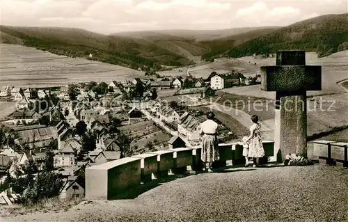 AK / Ansichtskarte Willingen_Sauerland Blick vom Ehrenmal Willingen_Sauerland