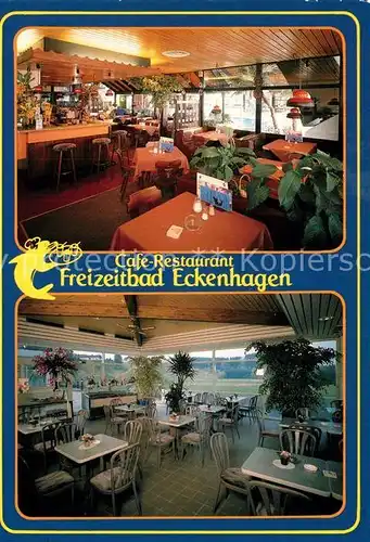 AK / Ansichtskarte Reichshof Cafe Restaurant Freizeitbad Eckenhagen Reichshof