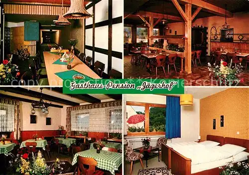 AK / Ansichtskarte Hegendorf_Mittelfranken Bueren Gasthaus Pension Jaegerhof Hegendorf Mittelfranken