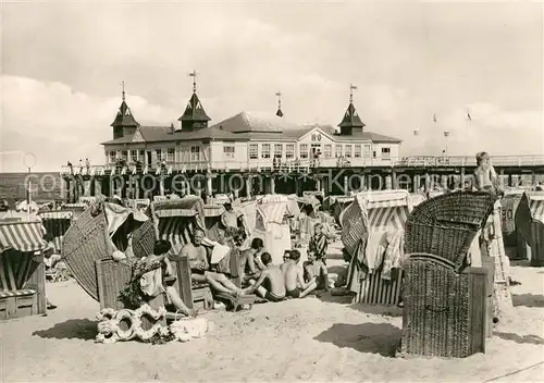 AK / Ansichtskarte Ahlbeck_Ostseebad Seebruecke Ahlbeck_Ostseebad