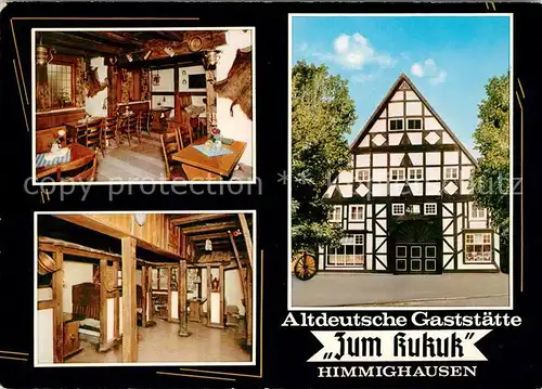 AK / Ansichtskarte Himmighausen Altdeutsche Gaststaette Zum Kukuk Himmighausen