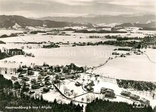 AK / Ansichtskarte Neutrauchburg Fliegeraufnahme Winterlandschaft Neutrauchburg