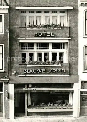 AK / Ansichtskarte Gouda Hotel Blauwe Kruis Gouda