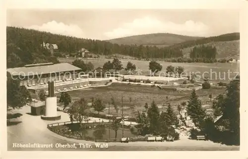 AK / Ansichtskarte Oberhof_Thueringen Panorama Hoehenluftkurort Thueringer Wald Oberhof Thueringen