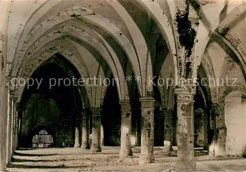 AK / Ansichtskarte Arnsburg_Hessen Kloster Schlafsaal Arnsburg Hessen