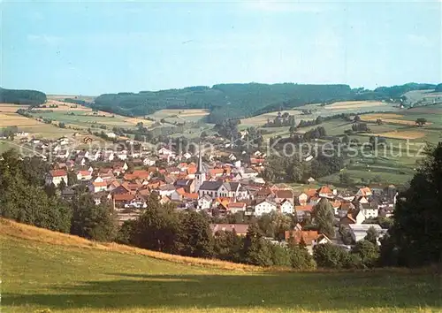 AK / Ansichtskarte Poppenhausen_Rhoen Blick vom Kalvarienberg Poppenhausen Rhoen