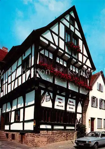 AK / Ansichtskarte Gelnhausen Gotisches Haus Fachwerk Gelnhausen