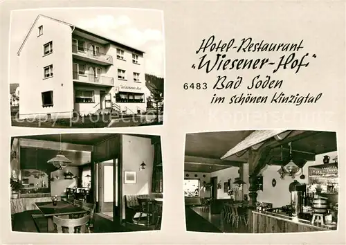 AK / Ansichtskarte Bad_Soden_Stolzenberg Hotel Restaurant Wiesener Hof Bad_Soden_Stolzenberg