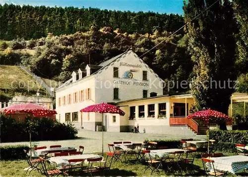 AK / Ansichtskarte Lorch_Rheingau Huettenmuehle Gasthof Pension im Wispertal Lorch Rheingau