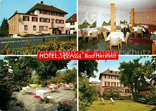 AK / Ansichtskarte Bad_Hersfeld Hotel Herda Bad_Hersfeld