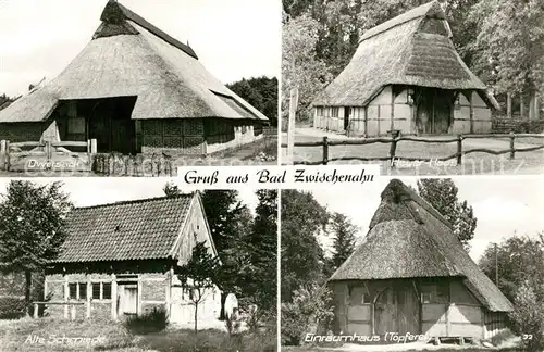 AK / Ansichtskarte Bad_Zwischenahn Dwersack Heuer Haus Alte Schmiede Einraumhaus Toepferei Bad_Zwischenahn