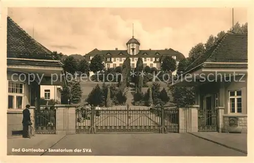 AK / Ansichtskarte Bad_Gottleuba Berggiesshuebel Sanatorium der SVA Bad