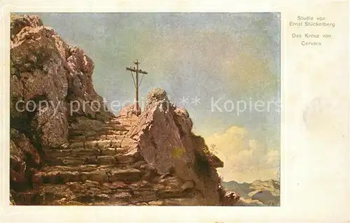 AK / Ansichtskarte Stueckelberg_Ernst Das Kreuz von Cervara 