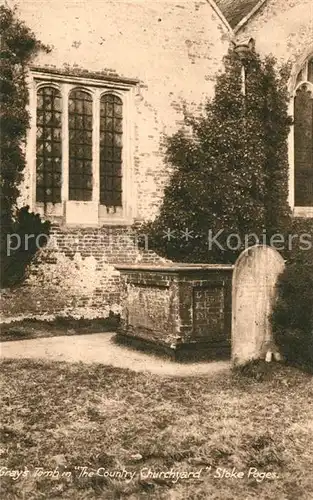 AK / Ansichtskarte Stoke_Poges The Country Churchyard 