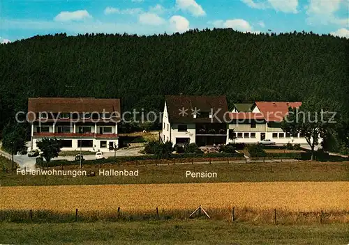 AK / Ansichtskarte Diemelsee Ferienwohnungen Hallenbad Pension Diemelsee