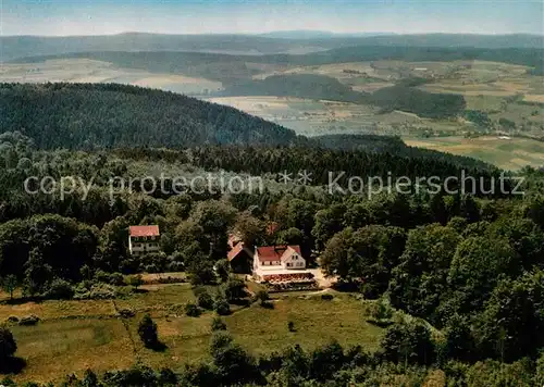 AK / Ansichtskarte Obersensbach Fliegeraufnahme Hoehenpension Reussenkreuz Obersensbach