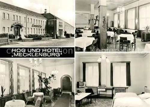 AK / Ansichtskarte Eggesin Restaurant Hotel Mecklenburg Eggesin