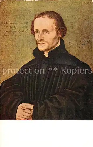 AK / Ansichtskarte Kuenstlerkarte Lukas Cranach Philipp Melanchthon  