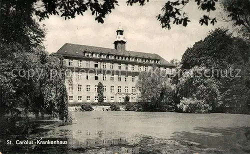 AK / Ansichtskarte Goerlitz_Sachsen St Carolus Krankenhaus Goerlitz Sachsen