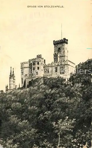 AK / Ansichtskarte Koblenz_Rhein Schloss Stolzenfels Koblenz_Rhein