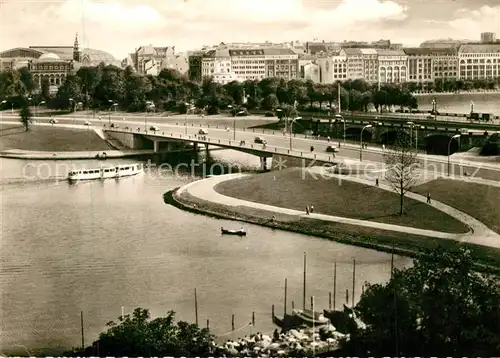 AK / Ansichtskarte Hamburg Lombardsbruecken Hamburg