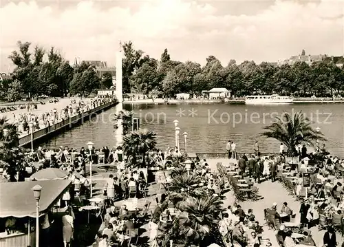 AK / Ansichtskarte Hannover Maschsee Gaststaette Nordufer Hannover