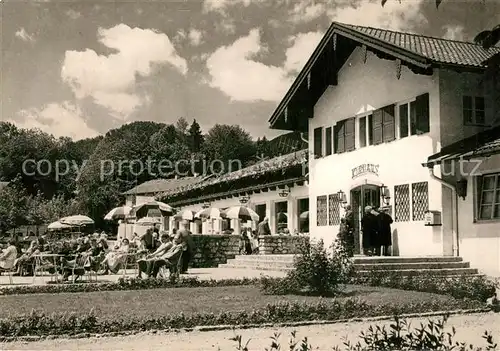 AK / Ansichtskarte Ruhpolding Kurhaus Terrasse Ruhpolding