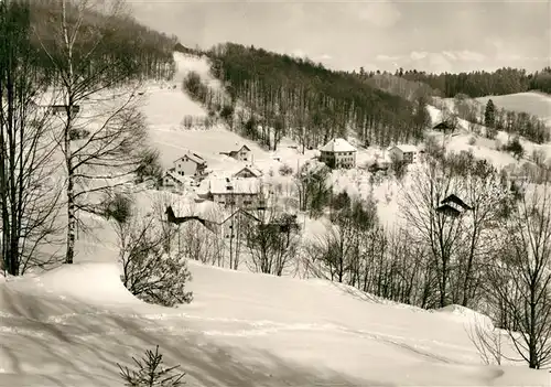 AK / Ansichtskarte Zenting Daxstein am Brotjacklriegel Winterlandschaft Bayerischer Wald Zenting