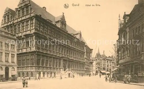 AK / Ansichtskarte Gand_Belgien Hotel de Ville Gand Belgien