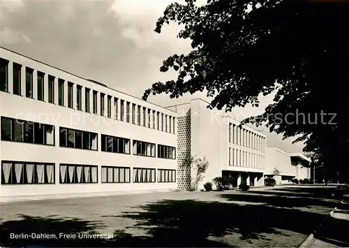 AK / Ansichtskarte Dahlem_Berlin Freie Universitaet Dahlem_Berlin