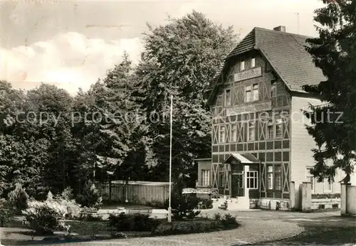 AK / Ansichtskarte Muehlhausen_Thueringen Thomas Muentzer Stadt Reichsbahnerholungsheim Waldfrieden Muehlhausen Thueringen