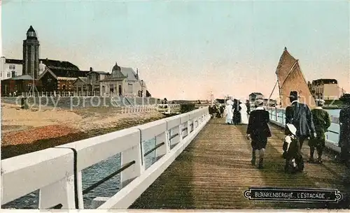 AK / Ansichtskarte Blankenberghe Estacade Seebruecke Blankenberghe