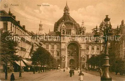 AK / Ansichtskarte Anvers_Antwerpen La Gare Centrale Hauptbahnhof Anvers Antwerpen