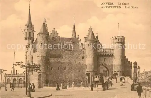 AK / Ansichtskarte Anvers_Antwerpen Musee du Steen Museum Anvers Antwerpen