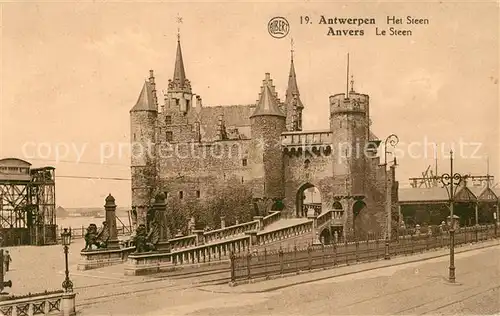 AK / Ansichtskarte Anvers_Antwerpen Le Steen Anvers Antwerpen