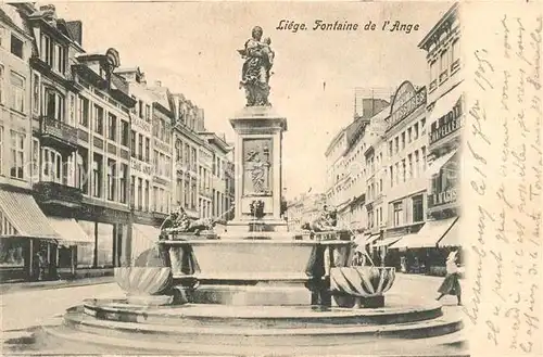 AK / Ansichtskarte Liege_Luettich Fontaine de l`Ange Liege Luettich