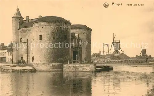 AK / Ansichtskarte Bruges_Gironde Port Ste Croix Windmuehle Bruges Gironde