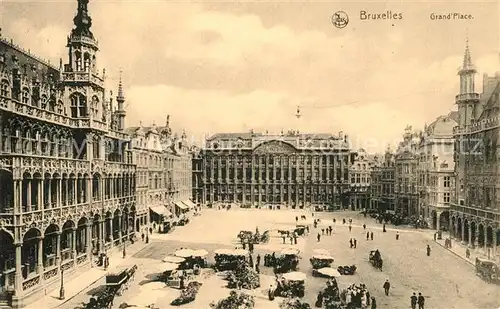 AK / Ansichtskarte Bruxelles_Bruessel Grand Place Bruxelles_Bruessel