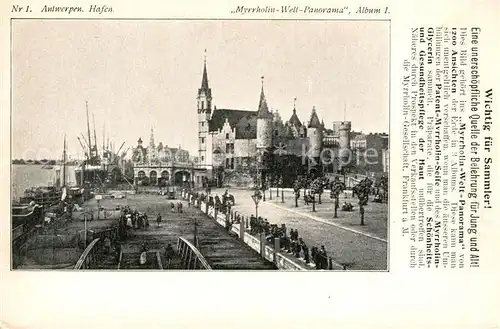 AK / Ansichtskarte Anvers_Antwerpen Hafen  Anvers Antwerpen