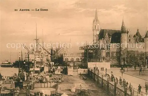 AK / Ansichtskarte Anvers_Antwerpen Le Steen Anvers Antwerpen