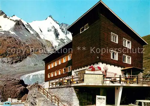 AK / Ansichtskarte Grossglockner gegen Pasterze Grossglockner