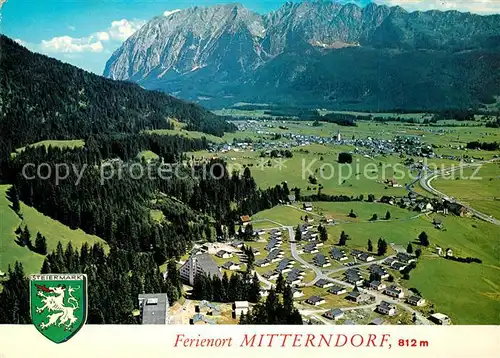 AK / Ansichtskarte Bad_Mitterndorf Fliegeraufnahme mit Contracta Feriendorf Sonnenalm Bad_Mitterndorf