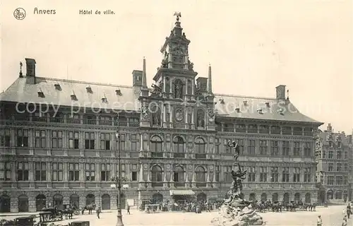 AK / Ansichtskarte Anvers_Antwerpen Hotel de Ville Anvers Antwerpen