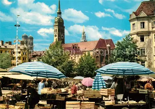 AK / Ansichtskarte Muenchen Viktualienmarkt Muenchen