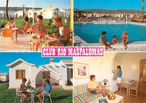 AK / Ansichtskarte Maspalomas Club Rio Maspalomas Swimmingpool Zimmer Maspalomas