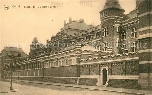 AK / Ansichtskarte Gand_Belgien Facade de la Caserne Leopold Gand Belgien