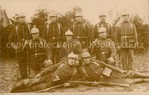 AK / Ansichtskarte 039_Regiment_FR_Fuesilier_Duesseldorf Voerde Gruppenfoto 