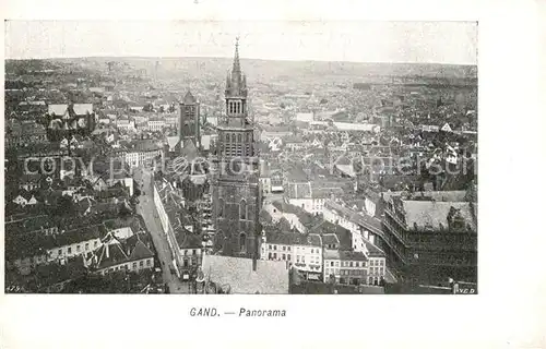 AK / Ansichtskarte Gand_Belgien Panorama de la ville Gand Belgien